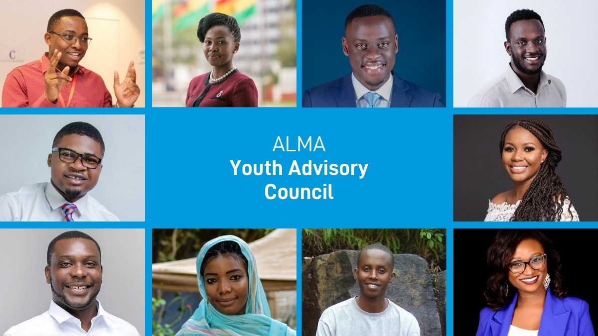 Members of the ALMA Youth Advisory Council African Leaders Malaria